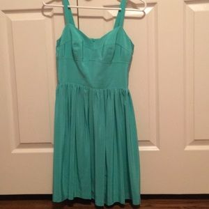 Turquoise Mini Dress